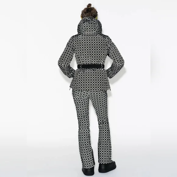 Zara Black & White Geometric Track Jacket And Pants (Set) - Picture 5 of 10